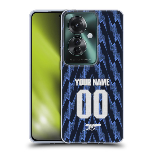 Custom Customised Personalised Arsenal FC 2025/26 Kit Away Soft Gel Case for OPPO Reno11 F 5G / F25 Pro 5G