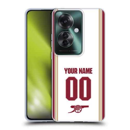 Custom Customised Personalised Arsenal FC 2025/26 Kit Third Soft Gel Case for OPPO Reno11 F 5G / F25 Pro 5G