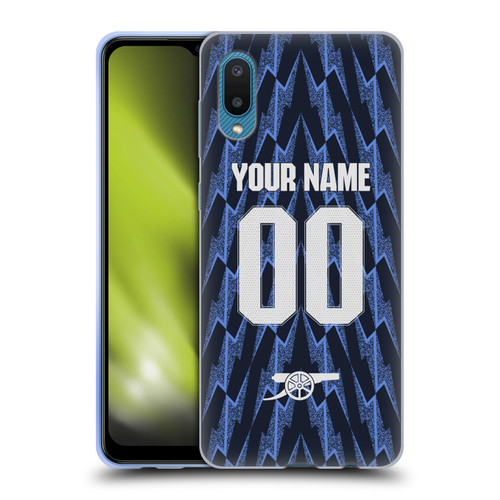 Custom Customised Personalised Arsenal FC 2025/26 Kit Away Soft Gel Case for Samsung Galaxy A02/M02 (2021) Custom Customised Personalised Arsenal FC 2025/26 Kit Away Soft Gel Case for Samsung Galaxy A02/M02 (2021)
