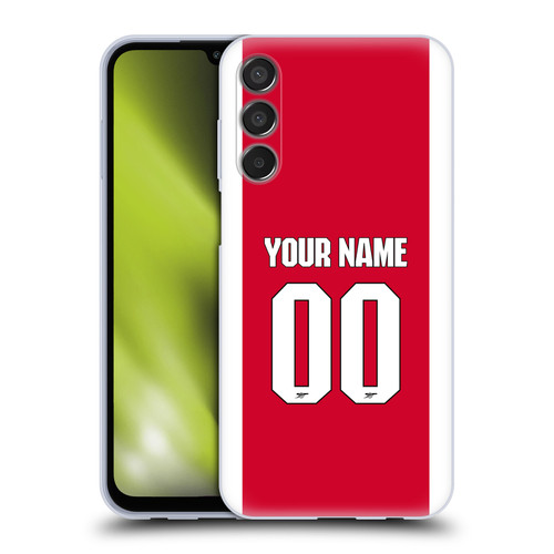 Custom Customised Personalised Arsenal FC 2025/26 Kit Home Soft Gel Case for Samsung Galaxy M15/F15 5G Custom Customised Personalised Arsenal FC 2025/26 Kit Home Soft Gel Case for Samsung Galaxy M15/F15 5G
