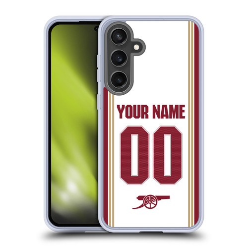 Custom Customised Personalised Arsenal FC 2025/26 Kit Third Soft Gel Case for Samsung Galaxy S24 FE