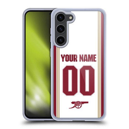 Custom Customised Personalised Arsenal FC 2025/26 Kit Third Soft Gel Case for Samsung Galaxy S23+ 5G