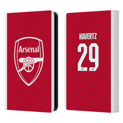 Arsenal FC 2025/26 Players Home Kit Kai Havertz Leather Book Wallet Case Cover For Amazon Kindle Paperwhite 5 (2021)