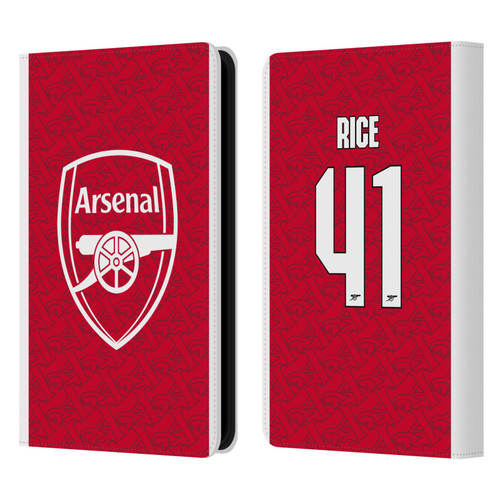 Arsenal FC 2025/26 Players Home Kit Declan Rice Leather Book Wallet Case Cover For Amazon Kindle Paperwhite 5 (2021)