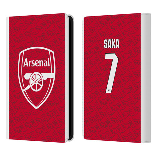 Arsenal FC 2025/26 Players Home Kit Bukayo Saka Leather Book Wallet Case Cover For Amazon Kindle Paperwhite 5 (2021)