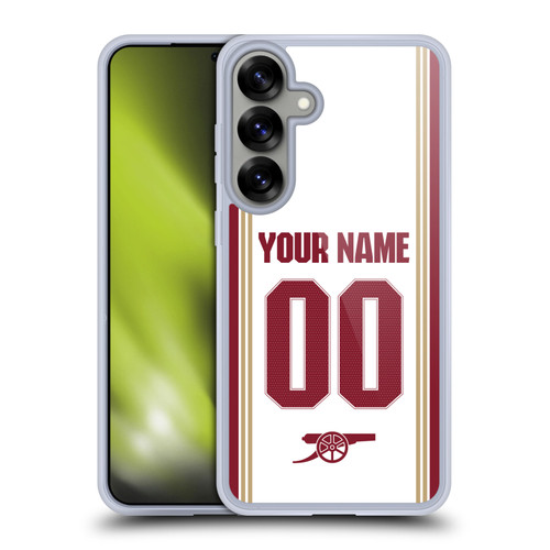 Custom Customised Personalised Arsenal FC 2025/26 Kit Third Soft Gel Case for Samsung Galaxy S25+
