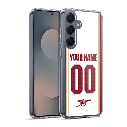 Custom Customised Personalised Arsenal FC 2025/26 Kit Third Soft Gel Case for Samsung Galaxy S25+ & MagSafe