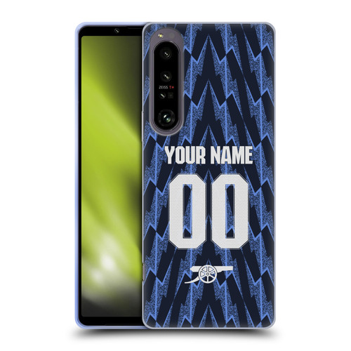Custom Customised Personalised Arsenal FC 2025/26 Kit Away Soft Gel Case for Sony Xperia 1 IV Custom Customised Personalised Arsenal FC 2025/26 Kit Away Soft Gel Case for Sony Xperia 1 IV