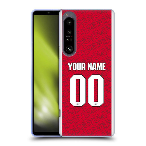 Custom Customised Personalised Arsenal FC 2025/26 Kit Home Soft Gel Case for Sony Xperia 1 IV Custom Customised Personalised Arsenal FC 2025/26 Kit Home Soft Gel Case for Sony Xperia 1 IV