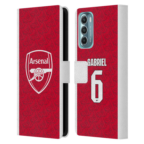 Arsenal FC 2025/26 Players Home Kit Gabriel Magalhães Leather Book Wallet Case Cover For Motorola Moto G Stylus 5G (2022) Arsenal FC 2025/26 Players Home Kit Gabriel Magalhães Leather Book Wallet Case Cover For Motorola Moto G Stylus 5G (2022)