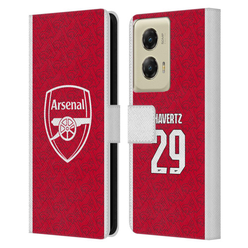 Arsenal FC 2025/26 Players Home Kit Kai Havertz Leather Book Wallet Case Cover For Motorola Moto G Stylus 5G (2024) Arsenal FC 2025/26 Players Home Kit Kai Havertz Leather Book Wallet Case Cover For Motorola Moto G Stylus 5G (2024)
