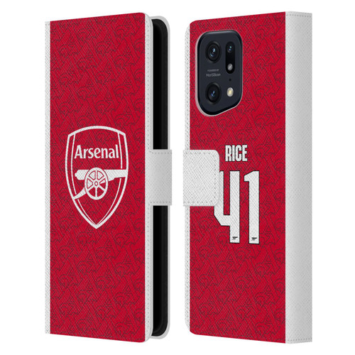 Arsenal FC 2025/26 Players Home Kit Declan Rice Leather Book Wallet Case Cover For OPPO Find X5 Pro Arsenal FC 2025/26 Players Home Kit Declan Rice Leather Book Wallet Case Cover For OPPO Find X5 Pro