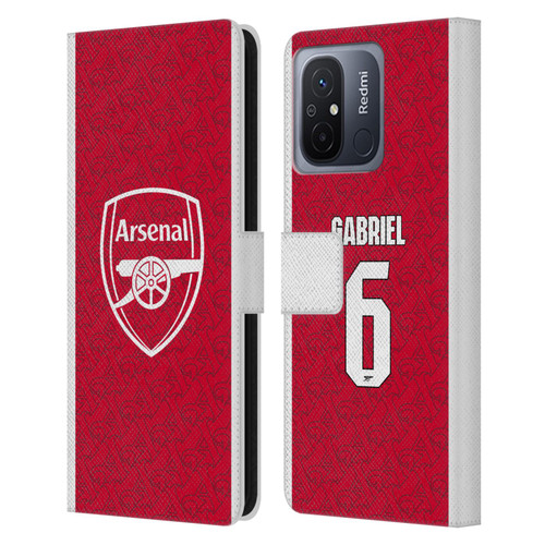 Arsenal FC 2025/26 Players Home Kit Gabriel Magalhães Leather Book Wallet Case Cover For Xiaomi Redmi 12C Arsenal FC 2025/26 Players Home Kit Gabriel Magalhães Leather Book Wallet Case Cover For Xiaomi Redmi 12C