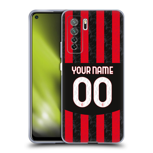 Custom Customised Personalised AC Milan 2024/25 Kit Home Soft Gel Case for Huawei Nova 7 SE/P40 Lite 5G