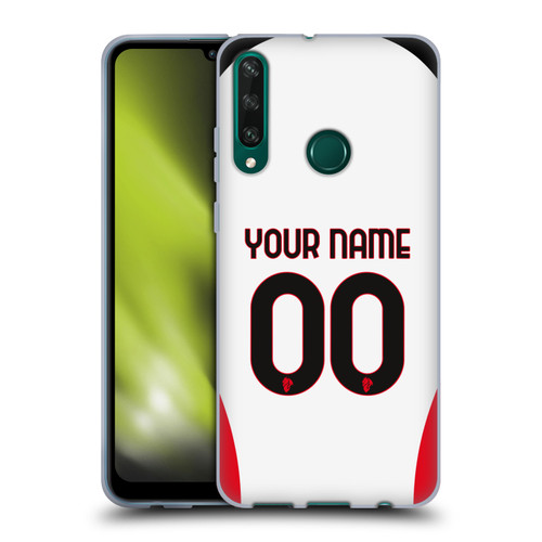 Custom Customised Personalised AC Milan 2024/25 Kit Away Soft Gel Case for Huawei Y6p