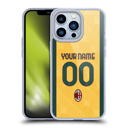 Custom Customised Personalised AC Milan 2024/25 Kit Third Soft Gel Case for Apple iPhone 13 Pro Custom Customised Personalised AC Milan 2024/25 Kit Third Soft Gel Case for Apple iPhone 13 Pro