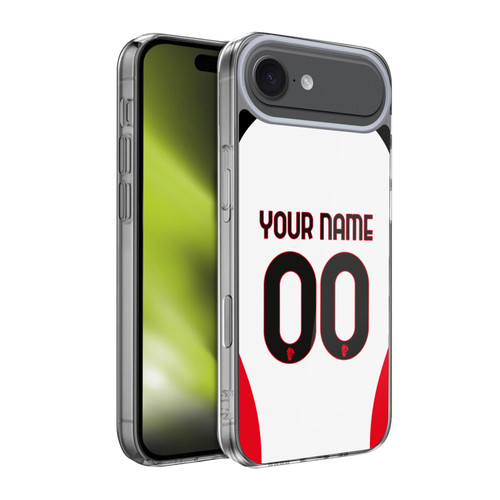 Custom Customised Personalised AC Milan 2024/25 Kit Away Soft Gel Case for Apple iPhone 17 Air
