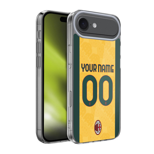Custom Customised Personalised AC Milan 2024/25 Kit Third Soft Gel Case for Apple iPhone 17 Air Custom Customised Personalised AC Milan 2024/25 Kit Third Soft Gel Case for Apple iPhone 17 Air