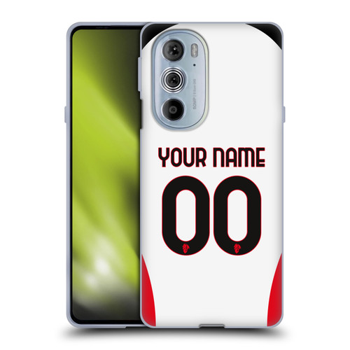Custom Customised Personalised AC Milan 2024/25 Kit Away Soft Gel Case for Motorola Edge X30 Custom Customised Personalised AC Milan 2024/25 Kit Away Soft Gel Case for Motorola Edge X30