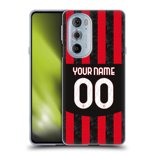 Custom Customised Personalised AC Milan 2024/25 Kit Home Soft Gel Case for Motorola Edge X30 Custom Customised Personalised AC Milan 2024/25 Kit Home Soft Gel Case for Motorola Edge X30