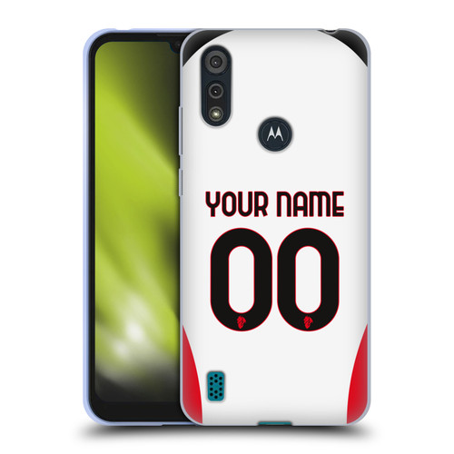 Custom Customised Personalised AC Milan 2024/25 Kit Away Soft Gel Case for Motorola Moto E6s (2020) Custom Customised Personalised AC Milan 2024/25 Kit Away Soft Gel Case for Motorola Moto E6s (2020)