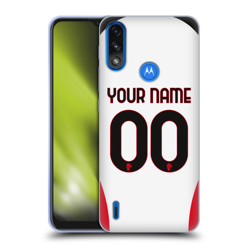 Custom Customised Personalised AC Milan 2024/25 Kit Away Soft Gel Case for Motorola Moto E7 Power / Moto E7i Power Custom Customised Personalised AC Milan 2024/25 Kit Away Soft Gel Case for Motorola Moto E7 Power / Moto E7i Power