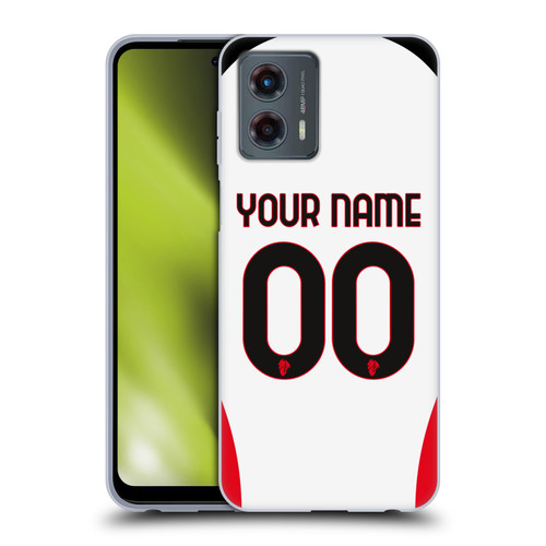 Custom Customised Personalised AC Milan 2024/25 Kit Away Soft Gel Case for Motorola Moto G (2023)