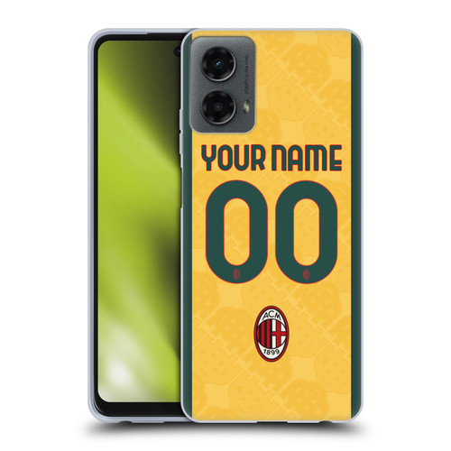 Custom Customised Personalised AC Milan 2024/25 Kit Third Soft Gel Case for Motorola Moto G (2024) Custom Customised Personalised AC Milan 2024/25 Kit Third Soft Gel Case for Motorola Moto G (2024)