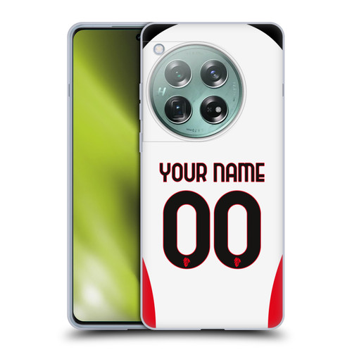 Custom Customised Personalised AC Milan 2024/25 Kit Away Soft Gel Case for OnePlus 12 Custom Customised Personalised AC Milan 2024/25 Kit Away Soft Gel Case for OnePlus 12