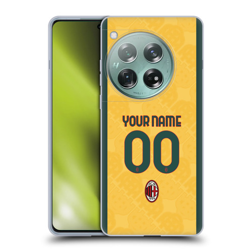 Custom Customised Personalised AC Milan 2024/25 Kit Third Soft Gel Case for OnePlus 12