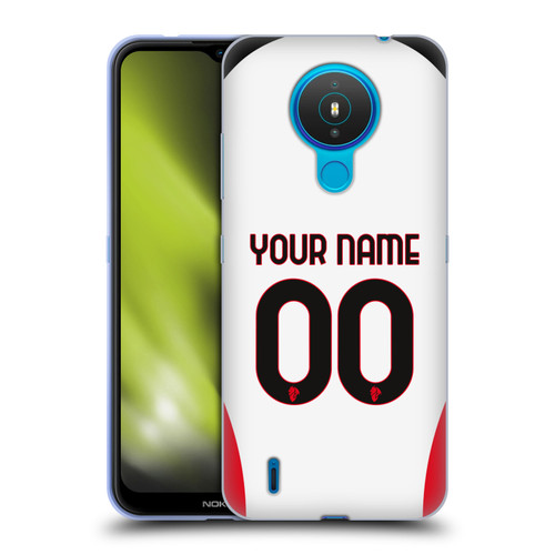 Custom Customised Personalised AC Milan 2024/25 Kit Away Soft Gel Case for Nokia 1.4