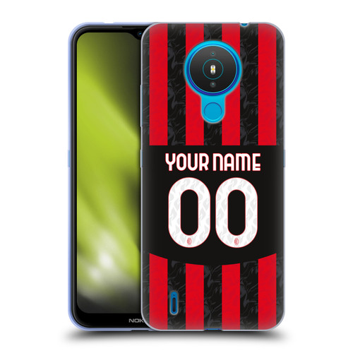 Custom Customised Personalised AC Milan 2024/25 Kit Home Soft Gel Case for Nokia 1.4