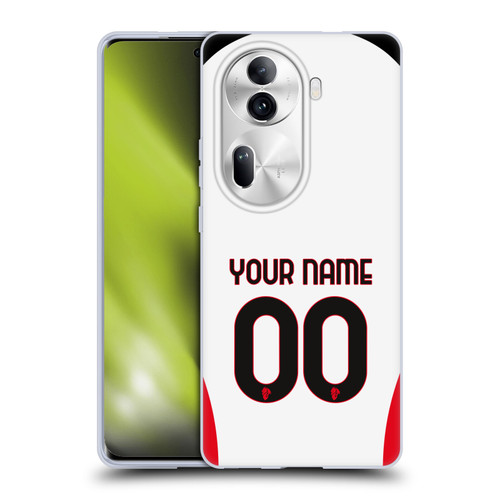Custom Customised Personalised AC Milan 2024/25 Kit Away Soft Gel Case for OPPO Reno11 Pro