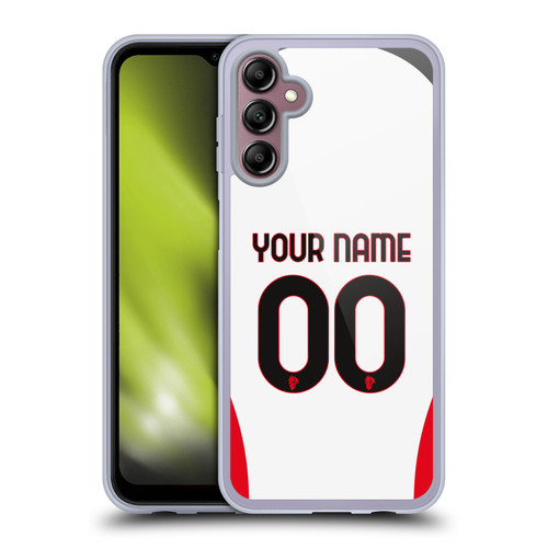 Custom Customised Personalised AC Milan 2024/25 Kit Away Soft Gel Case for Samsung Galaxy A14 5G