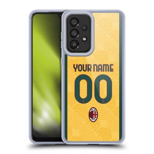 Custom Customised Personalised AC Milan 2024/25 Kit Third Soft Gel Case for Samsung Galaxy A33 5G (2022)