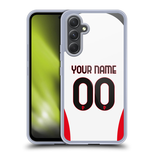 Custom Customised Personalised AC Milan 2024/25 Kit Away Soft Gel Case for Samsung Galaxy A54 5G
