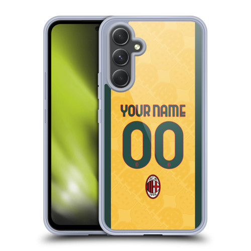 Custom Customised Personalised AC Milan 2024/25 Kit Third Soft Gel Case for Samsung Galaxy A54 5G