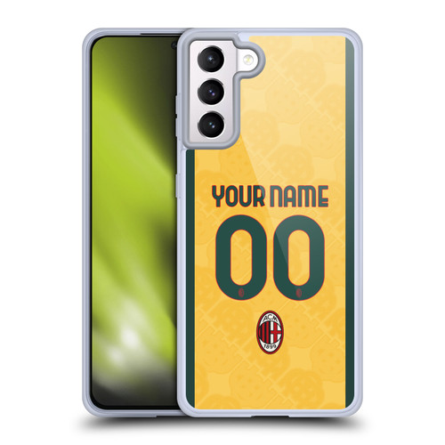 Custom Customised Personalised AC Milan 2024/25 Kit Third Soft Gel Case for Samsung Galaxy S21+ 5G Custom Customised Personalised AC Milan 2024/25 Kit Third Soft Gel Case for Samsung Galaxy S21+ 5G