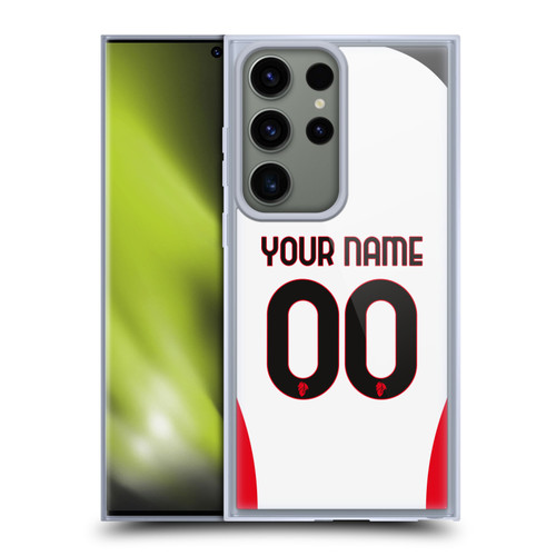 Custom Customised Personalised AC Milan 2024/25 Kit Away Soft Gel Case for Samsung Galaxy S23 Ultra 5G Custom Customised Personalised AC Milan 2024/25 Kit Away Soft Gel Case for Samsung Galaxy S23 Ultra 5G