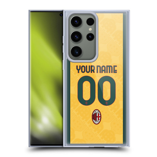 Custom Customised Personalised AC Milan 2024/25 Kit Third Soft Gel Case for Samsung Galaxy S23 Ultra 5G Custom Customised Personalised AC Milan 2024/25 Kit Third Soft Gel Case for Samsung Galaxy S23 Ultra 5G