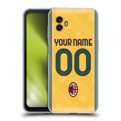 Custom Customised Personalised AC Milan 2024/25 Kit Third Soft Gel Case for Samsung Galaxy Xcover6 Pro/Pro2