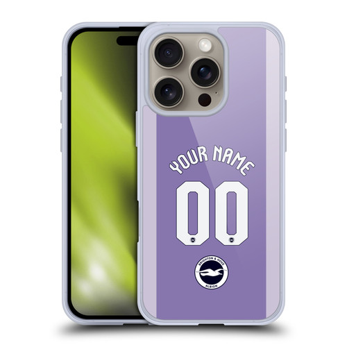 Brighton & Hove Albion F.C Custom 2025/26 Badge Kit Away Soft Gel Case for Apple iPhone 16 Pro Brighton & Hove Albion F.C Custom 2025/26 Badge Kit Away Soft Gel Case for Apple iPhone 16 Pro