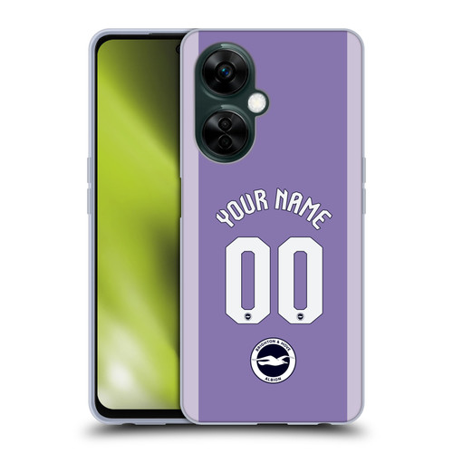 Brighton & Hove Albion F.C Custom 2025/26 Badge Kit Away Soft Gel Case for OnePlus Nord N30