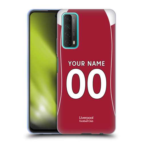 Custom Customised Personalised Liverpool Football Club 2025/26 Kit Home Soft Gel Case for Huawei P Smart (2021)
