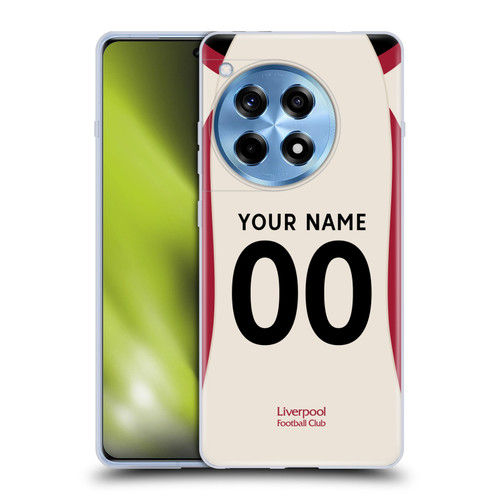 Custom Customised Personalised Liverpool Football Club 2025/26 Kit Away Soft Gel Case for OnePlus 12R