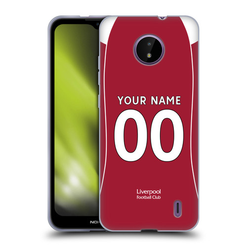 Custom Customised Personalised Liverpool Football Club 2025/26 Kit Home Soft Gel Case for Nokia C10 / C20 Custom Customised Personalised Liverpool Football Club 2025/26 Kit Home Soft Gel Case for Nokia C10 / C20