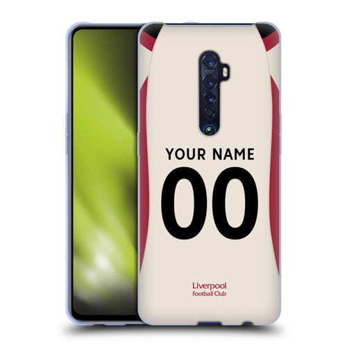 Custom Customised Personalised Liverpool Football Club 2025/26 Kit Away Soft Gel Case for OPPO Reno 2 Custom Customised Personalised Liverpool Football Club 2025/26 Kit Away Soft Gel Case for OPPO Reno 2