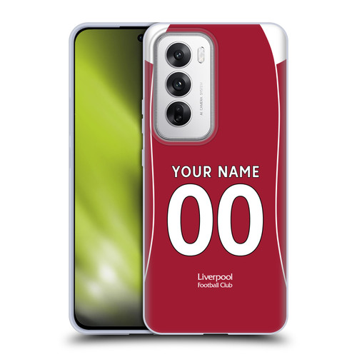 Custom Customised Personalised Liverpool Football Club 2025/26 Kit Home Soft Gel Case for OPPO Reno12 5G