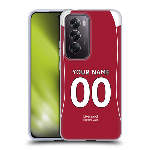 Custom Customised Personalised Liverpool Football Club 2025/26 Kit Home Soft Gel Case for OPPO Reno12 Pro 5G