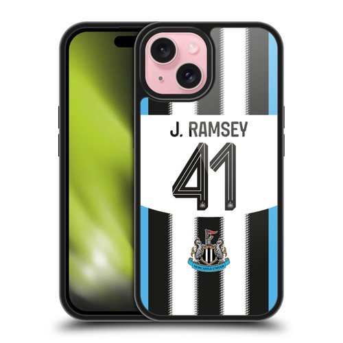 Newcastle United Football Club 2025/26 Players Home Kit 1st Group Jacob Ramsey Gel Armour Case For Apple iPhone 15 Newcastle United Football Club 2025/26 Players Home Kit 1st Group Jacob Ramsey Gel Armour Case For Apple iPhone 15